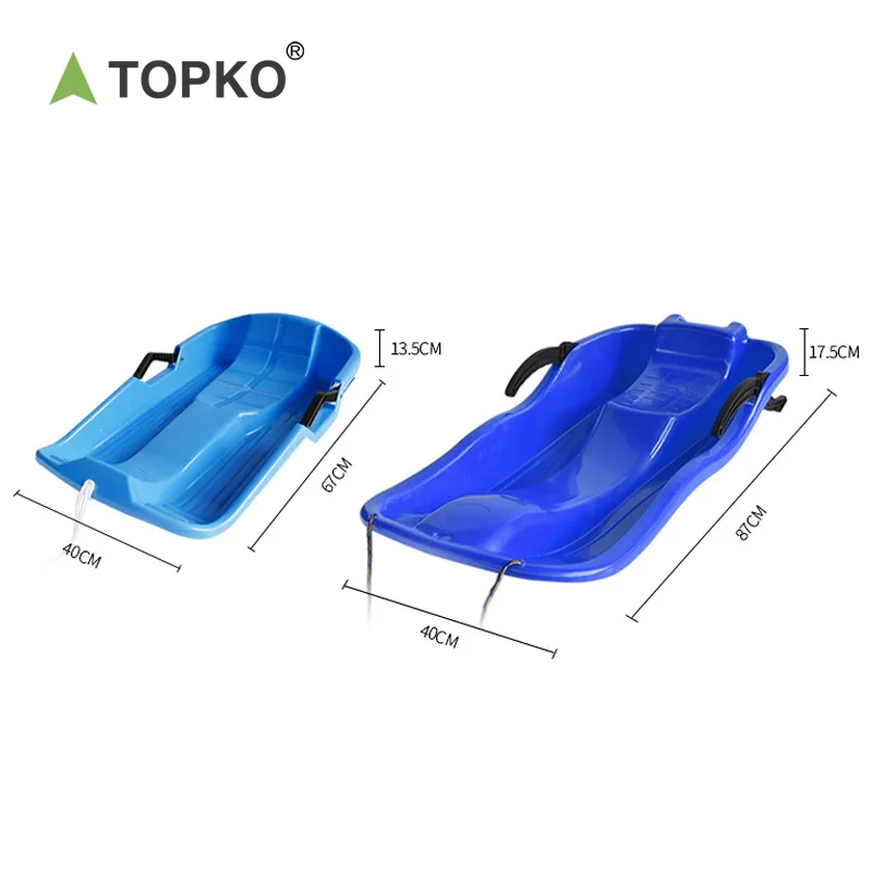 TOPKO Plastic Snow Sled-grass Sand Sled/Ice Slide Boards/Kids Snow Ski Product