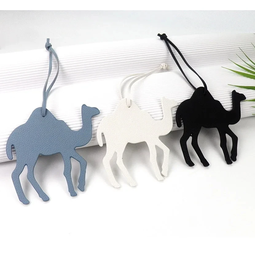 2024 New Designer Leather Bag Charm Pendant Camel Animal Shape Keychain Decoration Luxury Mini Brikin bag Charm
