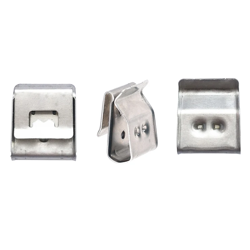 Stainless Steel 304 Solar Panel System Mounting Installation PV Cable Clips Wire Clips