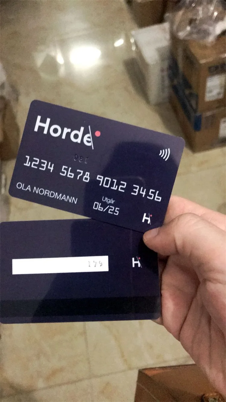 Low cost White PVC card