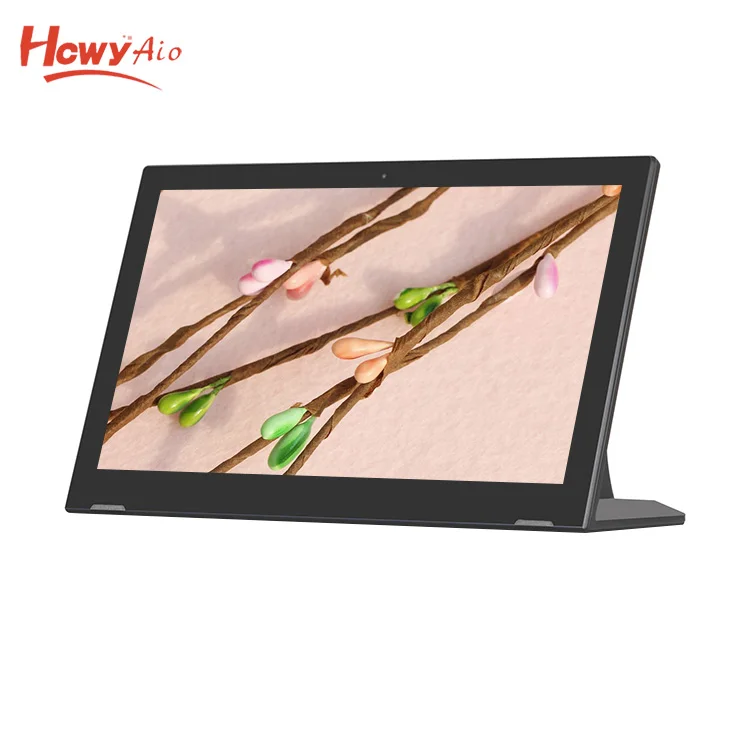 L Type Frame 15.6 inch Android Advertising Player Wifi USB Ethernet Tabletop Touch Screen Display
