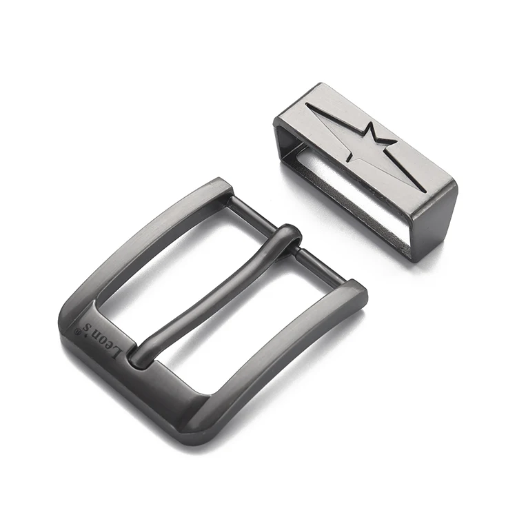 Wenzhou yuanqiao  Fashion 40mm chrome  Plating Zinc Alloy Metal Belt Set Pin Buckle