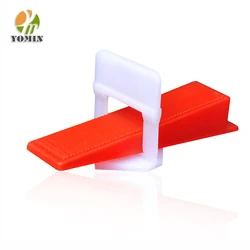 Easy And Convenient high quality Plastic tile spacers white leveling clip and multicolor wedges