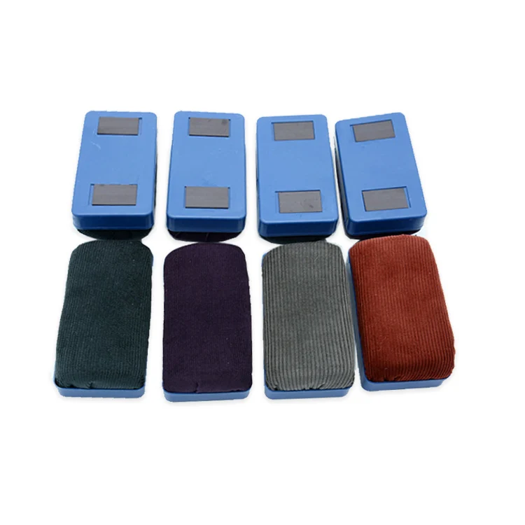 Magnetic Flannel Whiteboard Eraser Office School Stationery Supply White Board Plastic Marker Cleaner Eraser