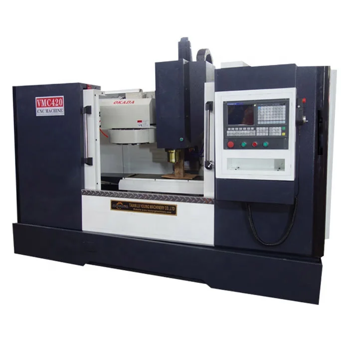 Vmc420 высокое качество 3 оси Вертикальные Дешевые цены cnc vmc фрезерный станок