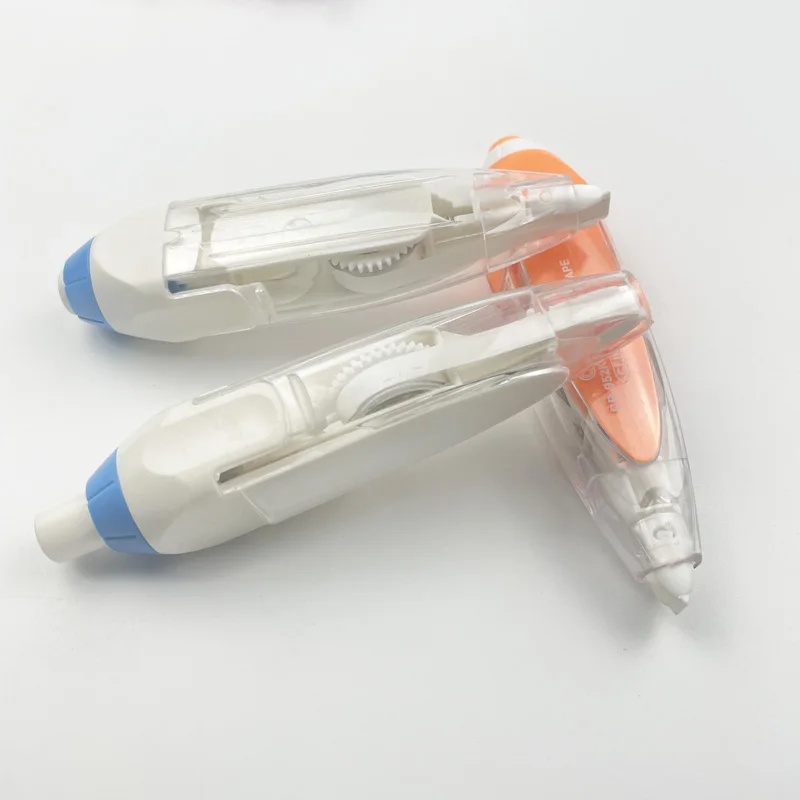 Custom Stationery student Corrector Transparent Press Type Correction Tape Pen for Kids