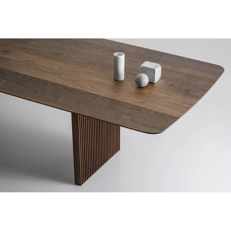 2024 round Innovative design Good price Multi-functional solid walnut wood Table Conference table office desk