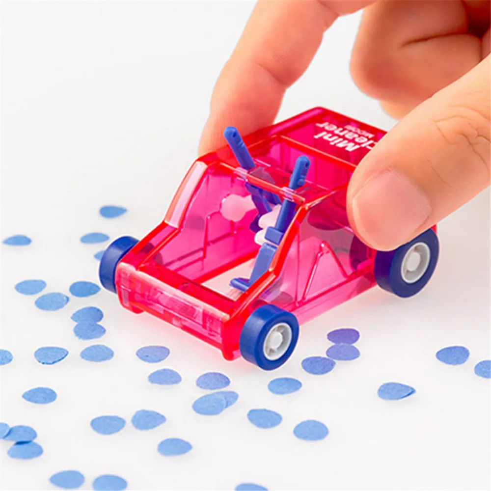 Mini Car Table Dust Cleaning Trolley Keyboard Desktop Dust Cleaner Confetti Pencil Eraser Dust Sweeper for Home Office Desk Set