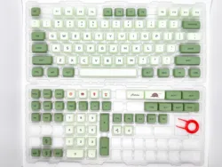 Tecsee  Factory Hallowmas English Sublimation PBT XDA Profile Custom Keycaps for Mechanical Keyboard