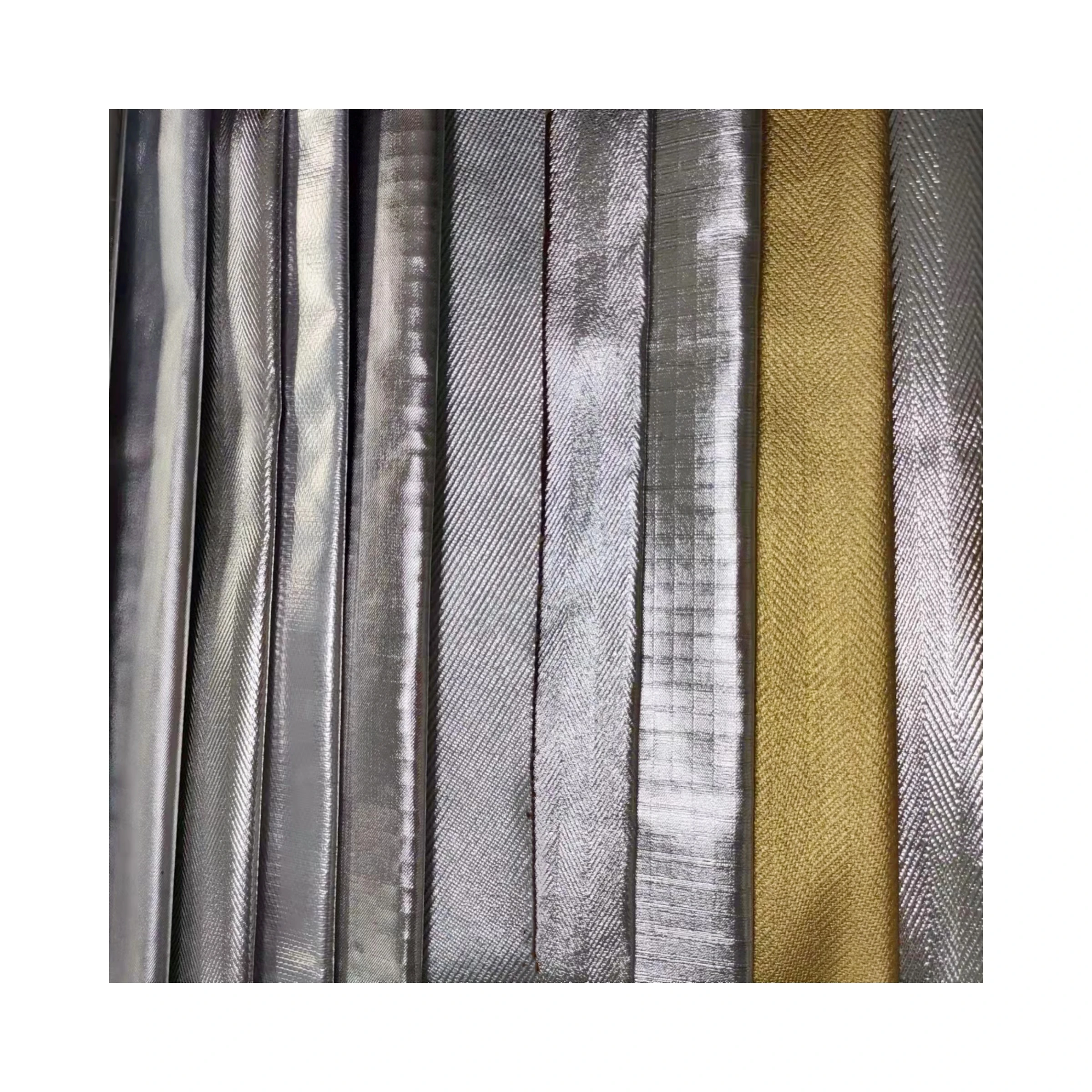 Flame retardant ramid aluminum fabric for proximity suits heat reflective aluminized fabric For Welding Clothes Heat Radiation
