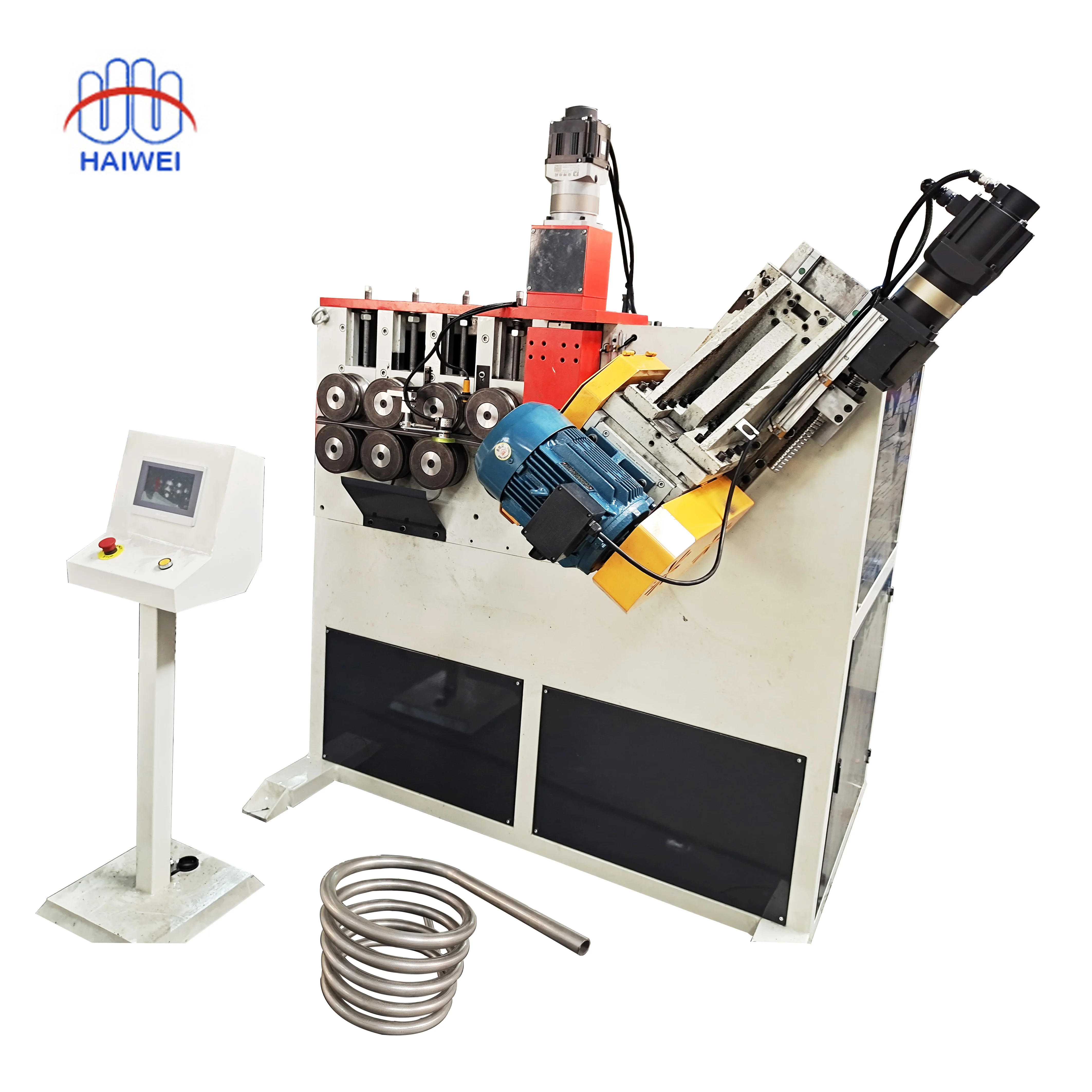 Automatic Stainless Steel Square round rectangular tube pipe rolling bending machine Roll circle cutting machine