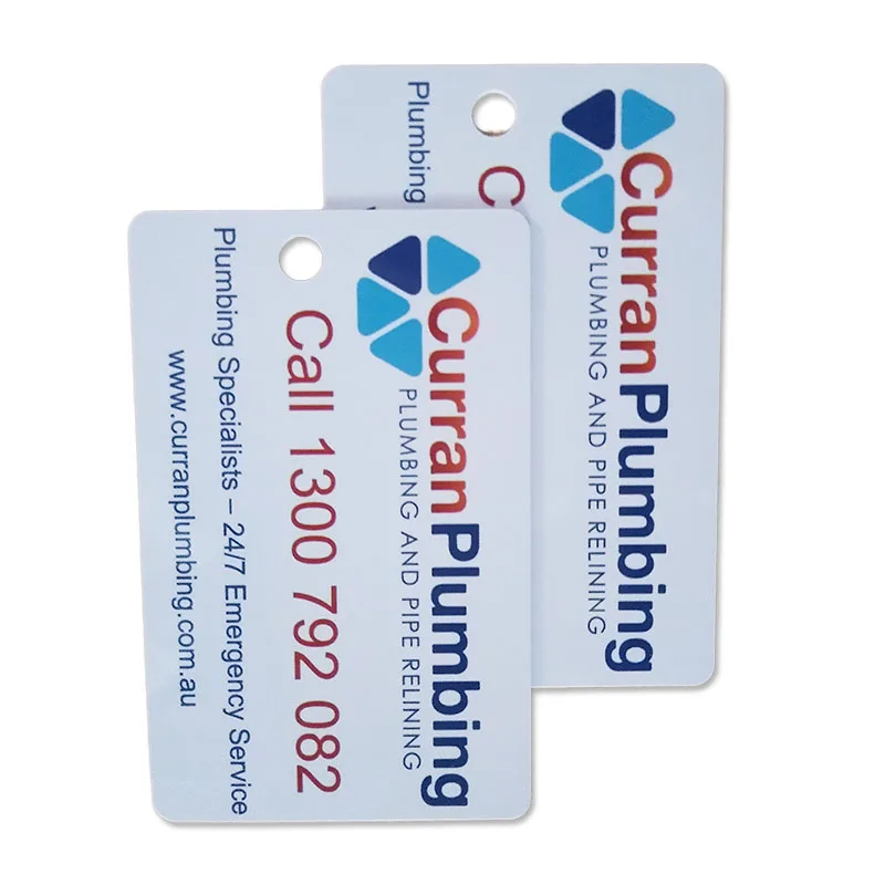 Customized Small Size Key Tag custom shape hang tag printing