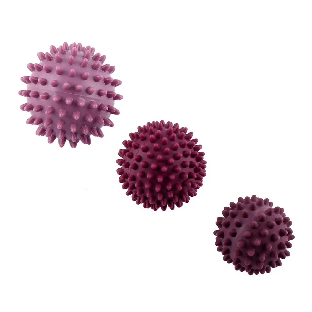 PVC plastic hard hand foot heated massage ball