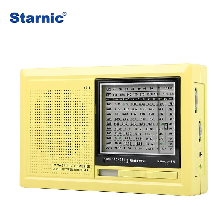 Factory price high quality mini portable digital fm am radio with clock LCD display mini radio scanner