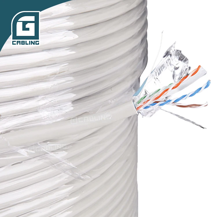 Gcabling Pure copper oxygen-free communication cable cat6 cable reel 100m cat6 cable manufacturers
