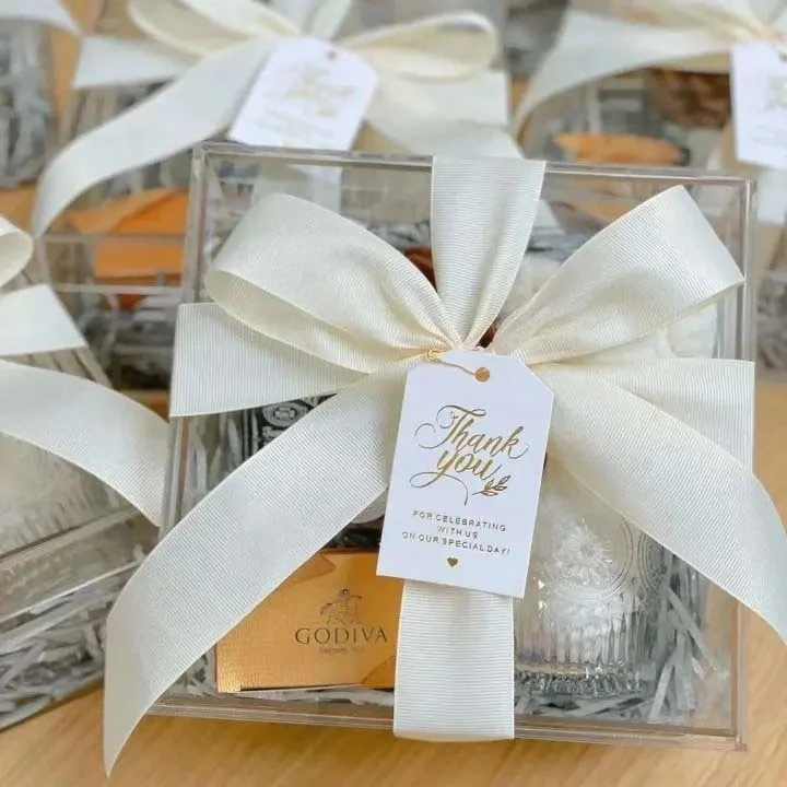 Custom Acrylic Gift Box With Lid/acrylic Clear Gift Box/plexiglass Gift Box