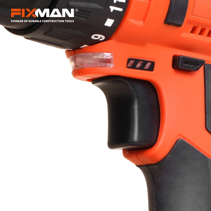 FIXMAN Industrial 12V Portable Power Battery Tools Varied Speed Screwdriver Drill Set