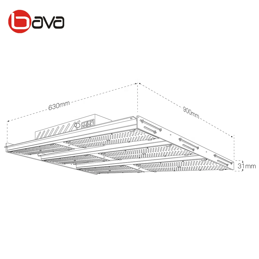 Новейшая Водонепроницаемая светодиодная промышленная лампа на заказ, 720 Вт, samsung v3, 301h, ИК, УФ