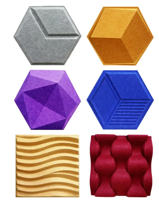 GanYoung YH-604 Acoustic Panel Soundproofing Printed Acoustic Polyester Panel Cheap Acoustical Panels