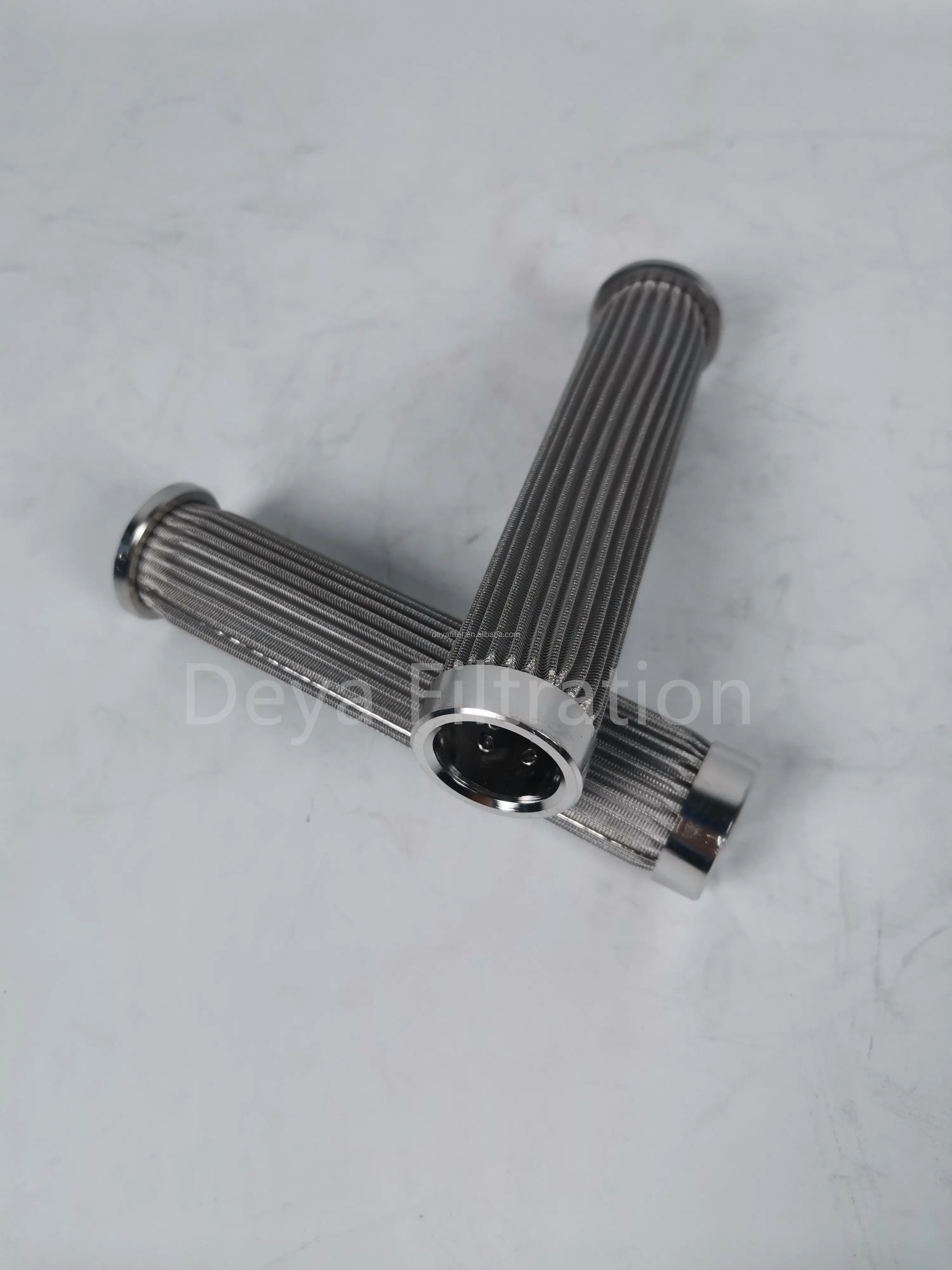 Chemical Fiber Polyester Filtration Impurities Use OEM Metal Pleated Filter Element