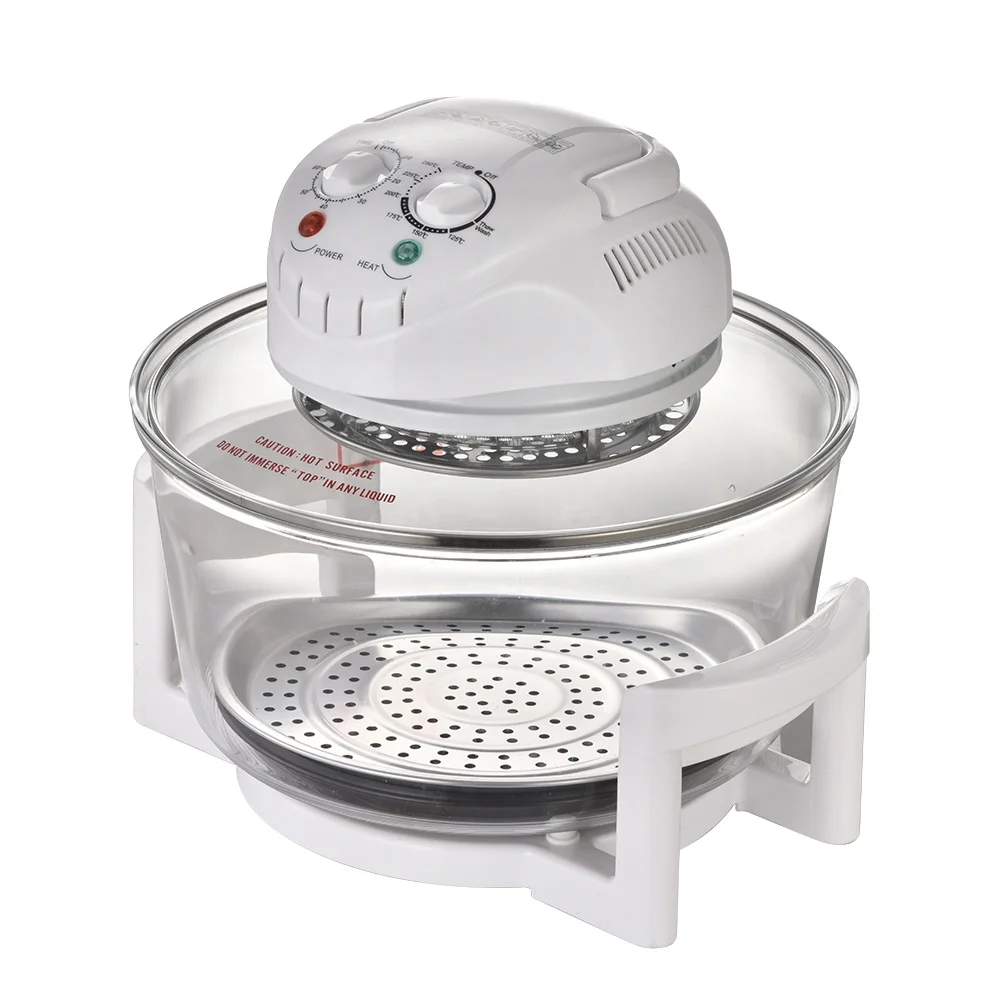 imichef 12L/17L 1400W Factory Price Home Use Visible Glass Electric Portable Convection Hot Air Turbo Flavor Wave Halogen O