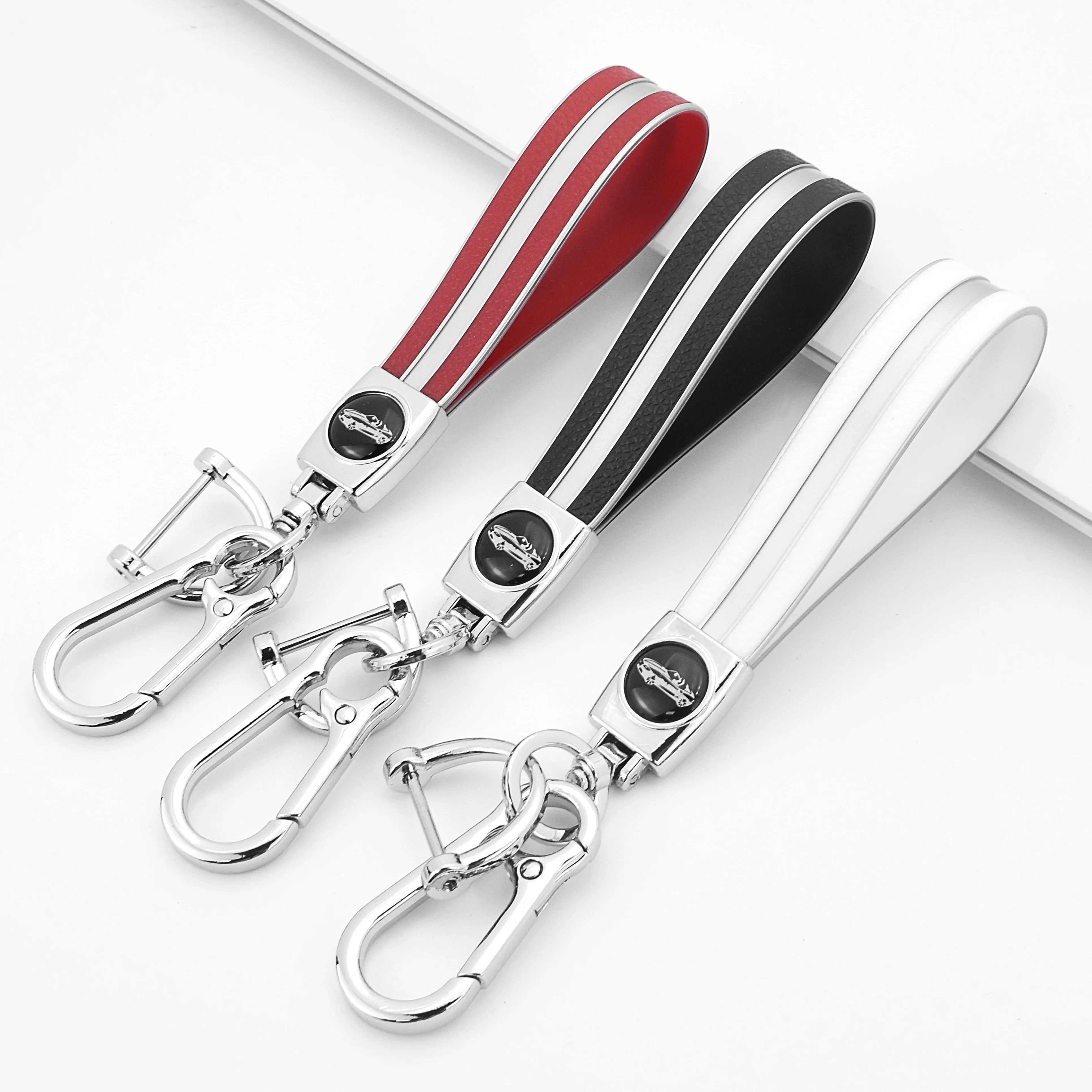 DM Key chain Men creative personality car key pendant ring ring female key chain high-grade horseshoe buckle lanyard anti-loss