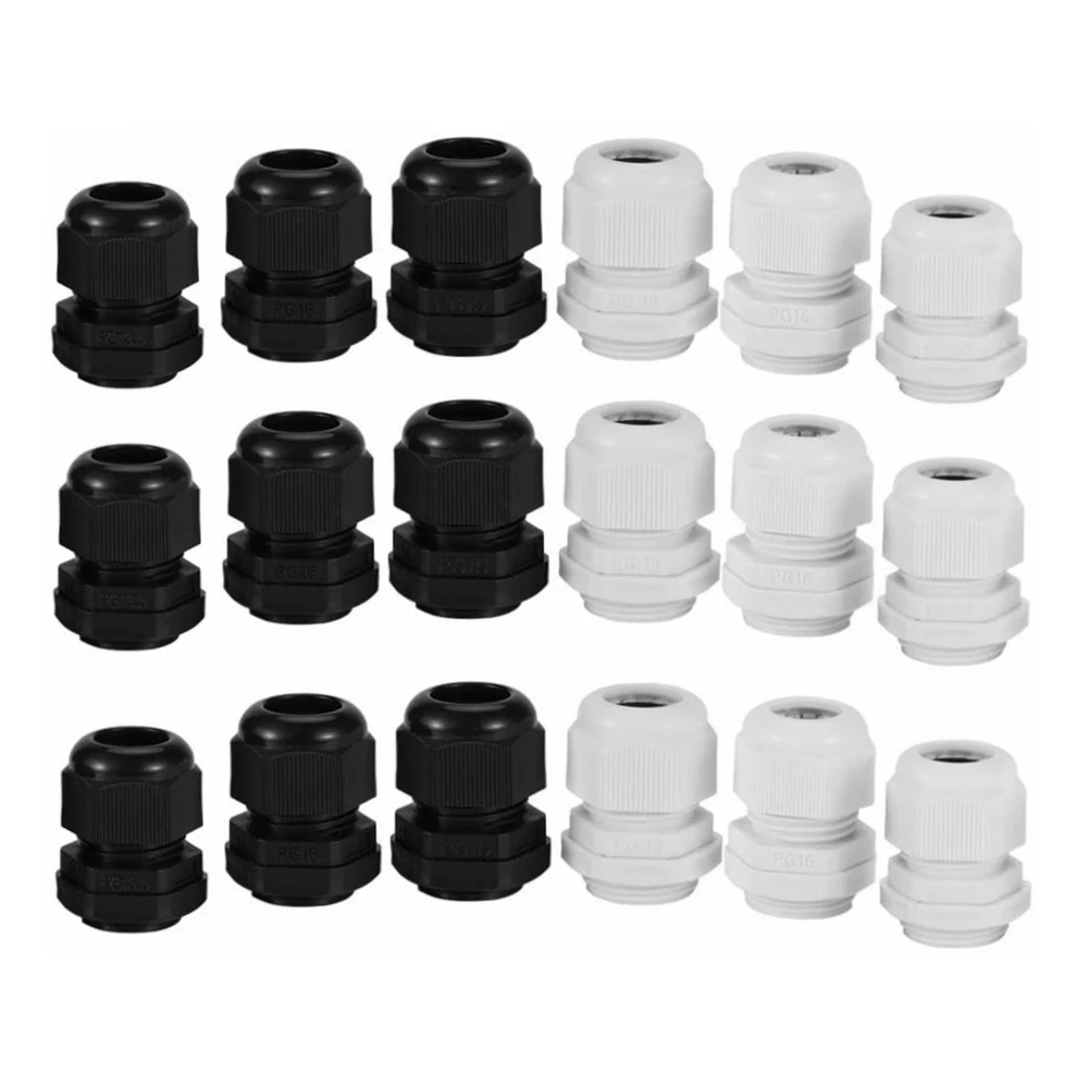 Nylon cable gland IP68 protection grade waterproof type plastic PG21 cable glands Fully stocked multi hole cable maker