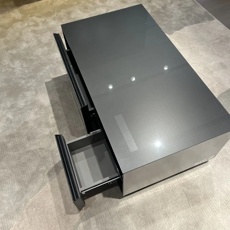 Smart Living Room Furniture Coffee Table with Fridge and Speaker