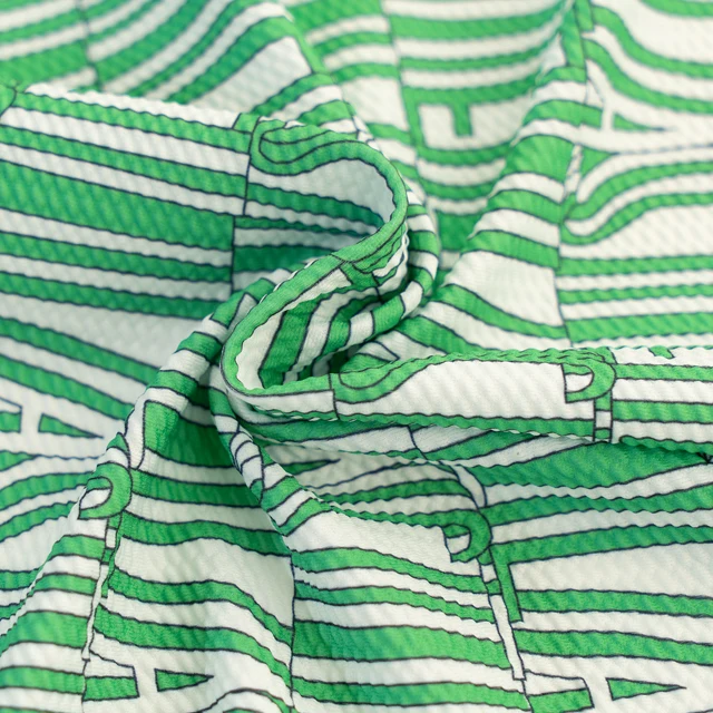 2024 New Custom Bullet fabric digital printed knit stretch fabric for bow head band