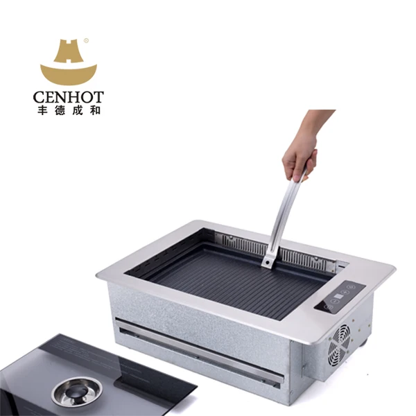 Cenhot Japanese style Smokeless Indoor BBQ Table Grill For Restaurant made in China