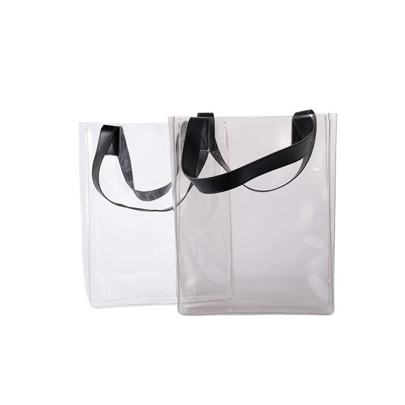 Clear Tote Bag Transparent Pvc Large Jelly Clear Plastic Plastic Beach Tote Bag