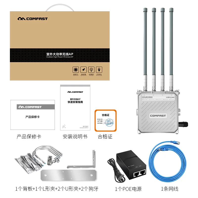 Точка доступа Wi-Fi 1300 МВт ISO/CE/FCC/ROHS 500 Мбит/с