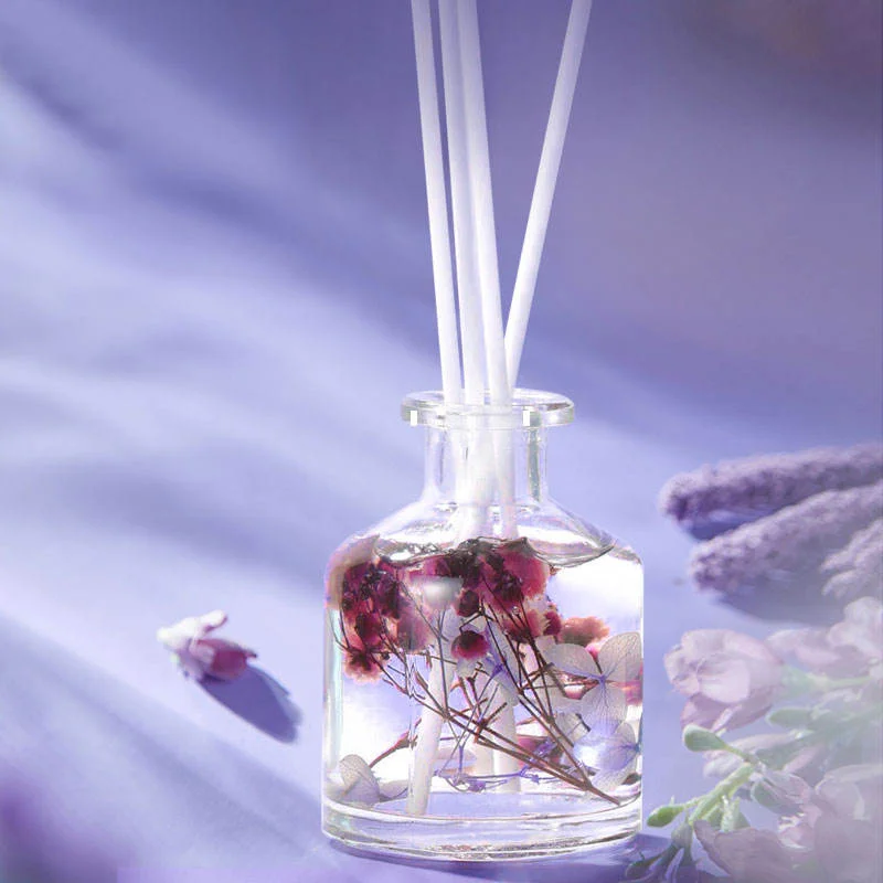Cylindrical Bottles Deodorant Parfum Easy Cute Flowers Rattan Sticks Volatile Fragrance Aromatherapy Aroma Diffuser