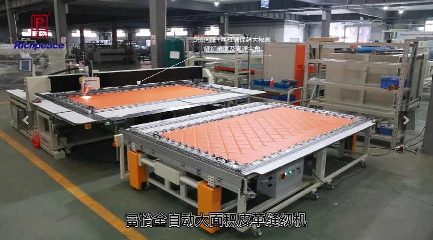 Richpeace Automatic Precision Pattern Sewing Machine for  Large Size  Light or Thick or Leather or Duty Material