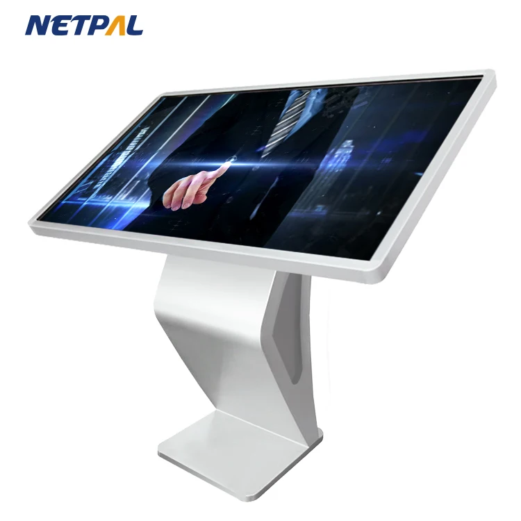 
49 inch HD display all in one self service interactive kiosk touch screen lcd advertising players 
