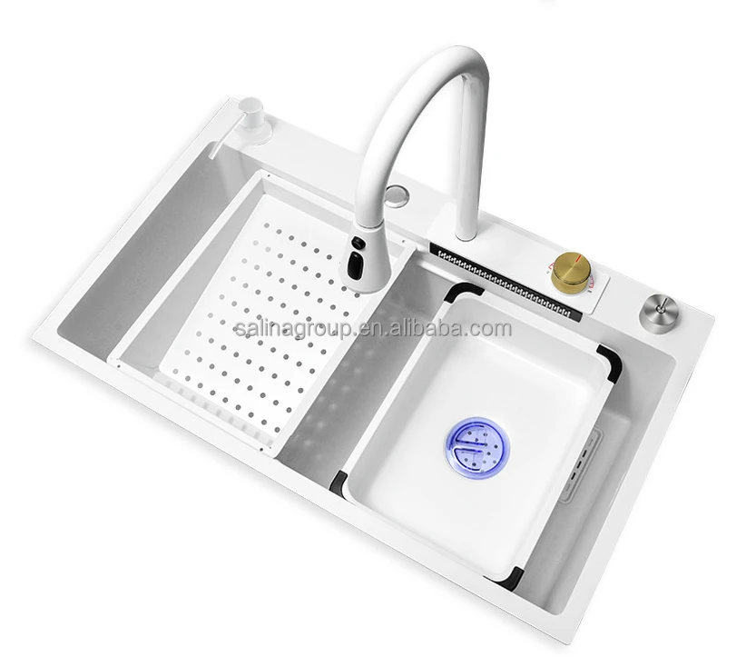 Wholesale high-quality 68 * 45cm 304 stainless steel workstation Kitchen Sink with with the all-in-one accessory set