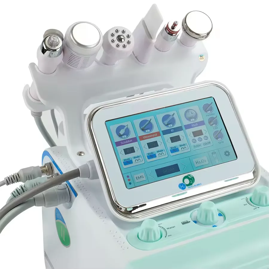 SW.Beauty Machine 2-ого поколения 7-в-1 кислородная струйная пилинг для лица H2O2 Hydra Jet с механическим насосом варианты штепсельной вилки UK/EU/US