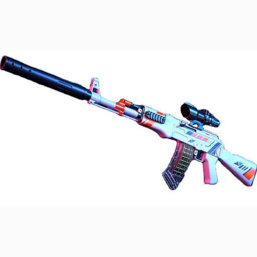 Игрушечная игрушка PUBG Mobil пулевая пуля дистанция стрельбы 15 метров Модель AK47