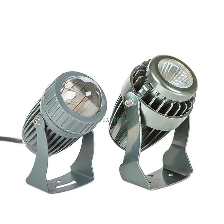 Dc 12V 24V Rgbw Led Spot Light 10W 12W With Built in Dmx512 Black Finish for Garden Decoration