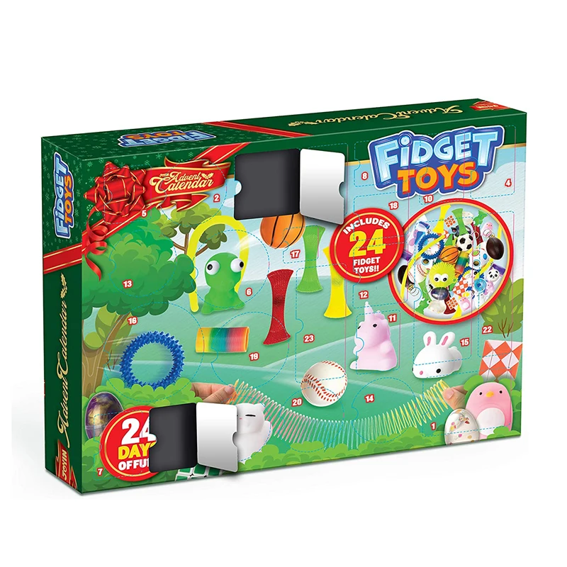 Wholesale Latest Design Luxury Custom Christmas Gift Box Manufacturer Advent Calendar Kids