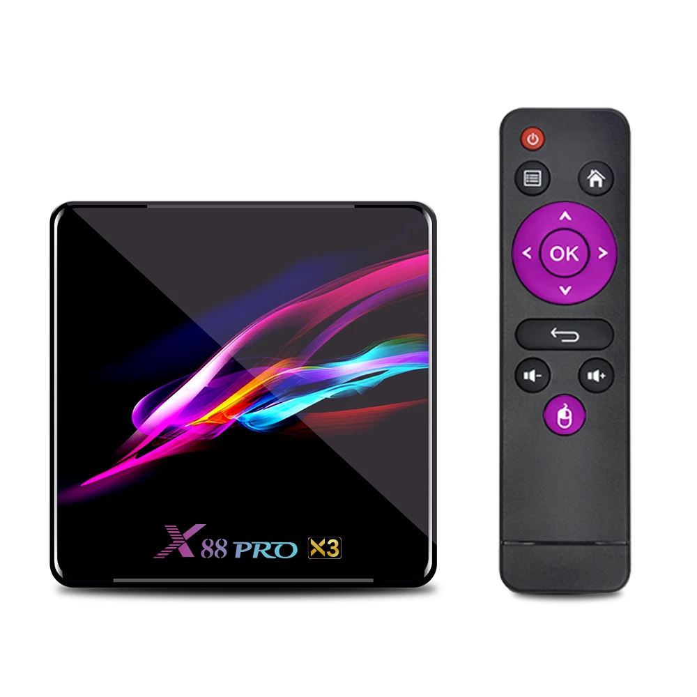 Shizhou Tech x88 pro x3 4k HD S905X3 четырехъядерный ТВ-приемник Android 9,0 Смарт ТВ-приставка