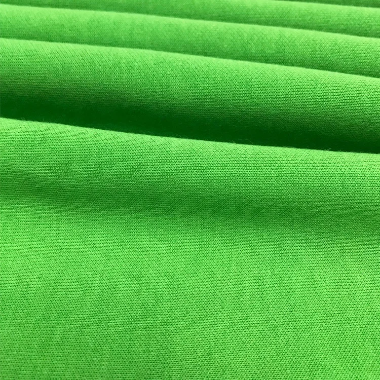 Plain Dyed Multiple Color Options  Jersey  Polyester Cotton Interlock Knitted Fabric