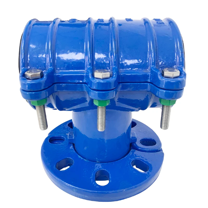 Factory direct supply Hot Selling  High Quality Ductile Iron  Pvc Pipe Fittings Tee Saddle Clamps Pipe split tee