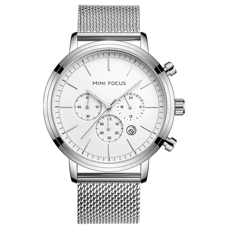 Water Proof Stainless Steel Mechanical Watch 3Atm Waterproof Men Watches chronograph Custom Watch Mechanical