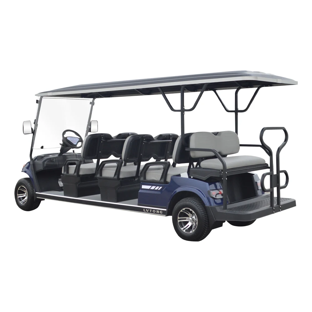 LVTONG Electric Lifted Golf Cart 2 4 6 8 Seats 4x4 Gasoline Off Road Club Car for Sale