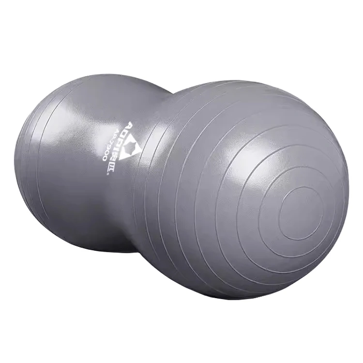 fitness balance training pvc peanut shape massage ball sports explosion proof yoga ball peanut shaped yoga ball