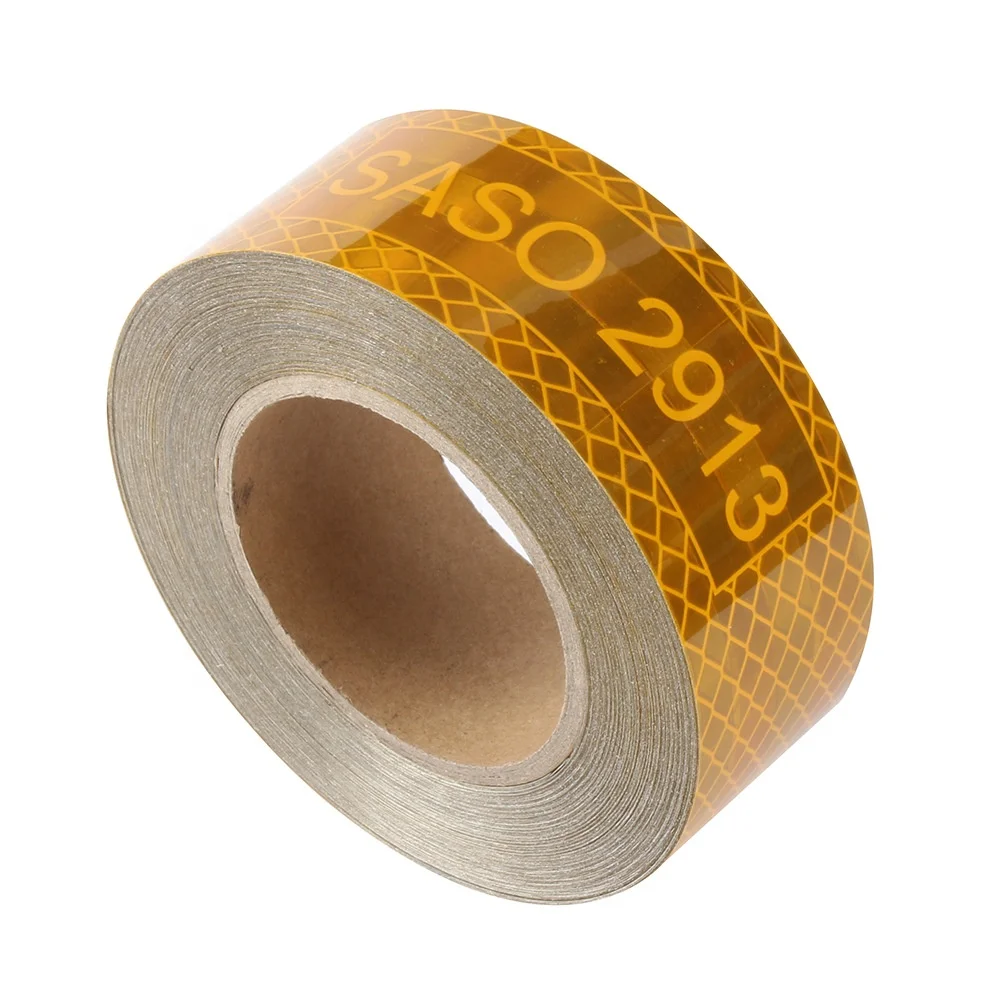 Fast Delivery Ece 104 Reflective Tape Reflective Adhesive Sticker  Tape For Truck Trailer Saso 2913 Car Reflector Micro Prism