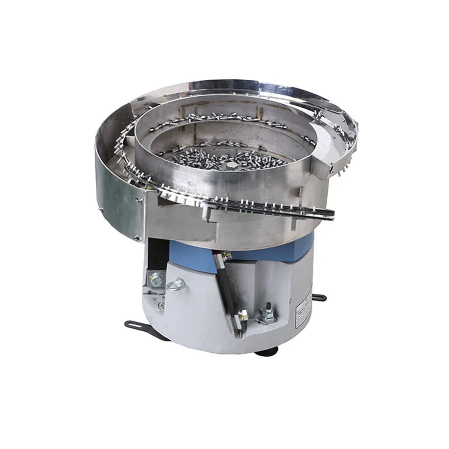 Terminal connector auto feeding system vibrating rotary bowl feeder with material elevator