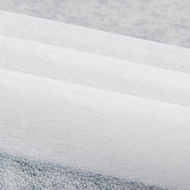 50% polyester 50% nylon Double dot stitch bond nonwoven fusible interlining for garment accessories
