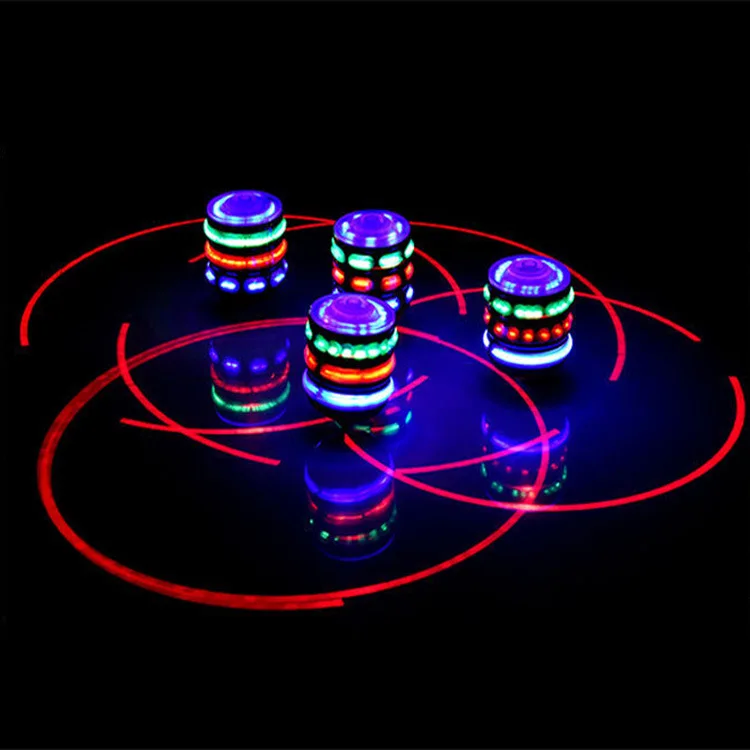 Long-lasting spinning Multicoloured gyro toys Light up soft music gyro toys Flash music gyro toys